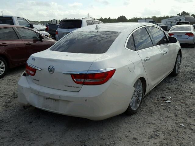 1G4PR5SK7D4180412 - 2013 BUICK VERANO CON WHITE photo 4