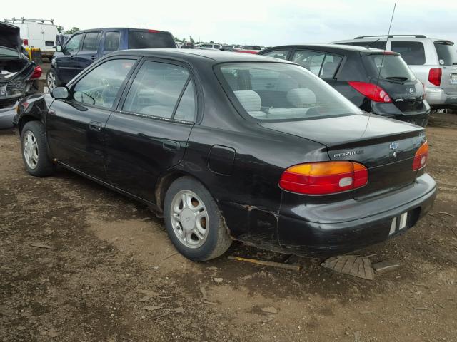 1Y1SK5486WZ412827 - 1998 CHEVROLET GEO PRIZM BLACK photo 3