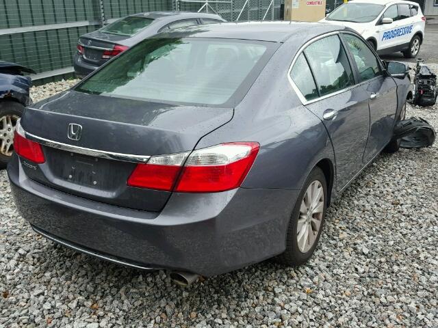 1HGCR2F70DA267062 - 2013 HONDA ACCORD EX GRAY photo 4