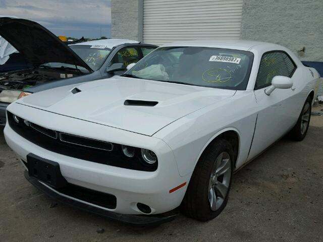 2C3CDZAG6HH604312 - 2017 DODGE CHALLENGER WHITE photo 2