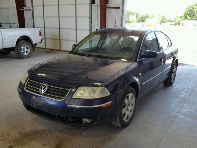 WVWTH63B42P077910 - 2002 VOLKSWAGEN PASSAT GLX 蓝色 照片 2