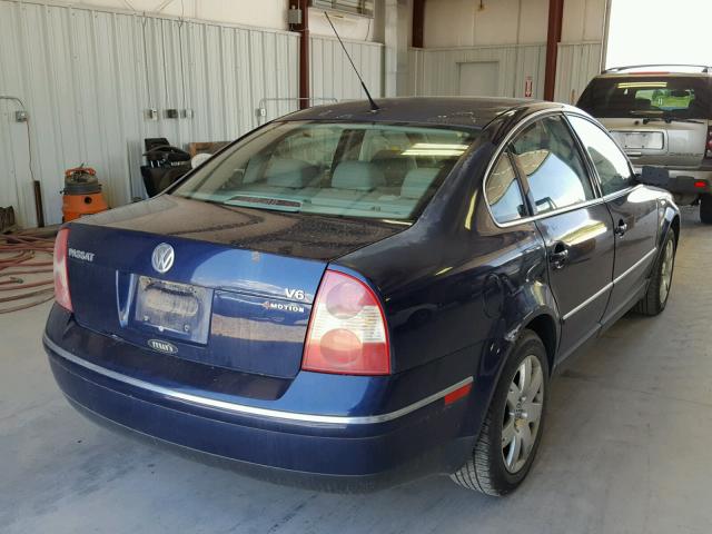 WVWTH63B42P077910 - 2002 VOLKSWAGEN PASSAT GLX 蓝色 照片 4