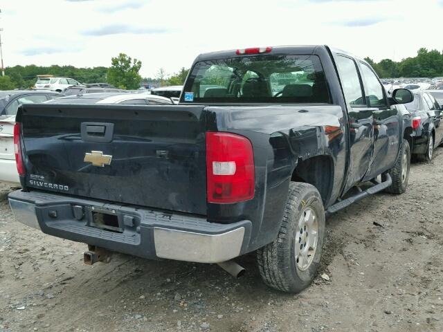 2GCEC13C771602613 - 2007 CHEVROLET SILVERADO BLACK photo 4