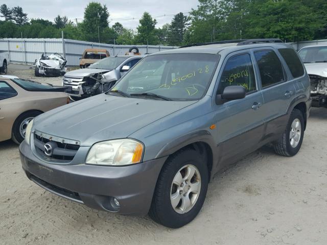 4F2YZ94114KM16147 - 2004 MAZDA TRIBUTE LX GREEN photo 2