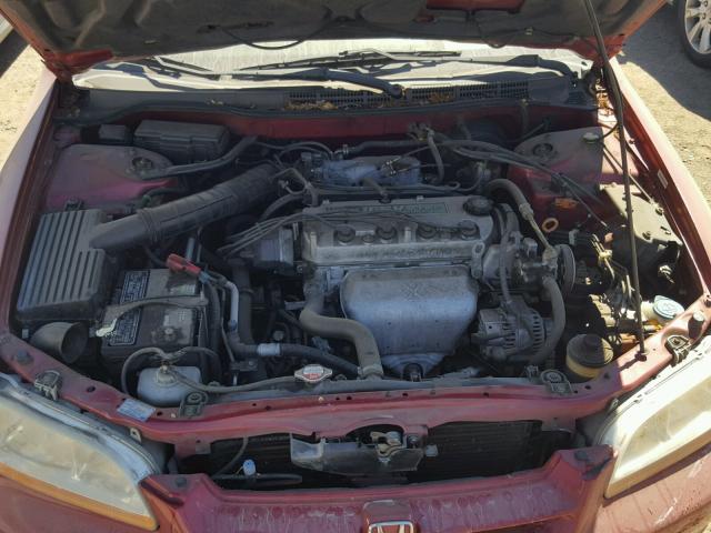 JHMCG6694YC035893 - 2000 HONDA ACCORD SE RED photo 7