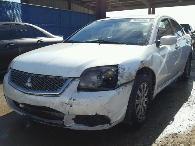 4A32B2FF9CE022349 - 2012 MITSUBISHI GALANT FE WHITE photo 2