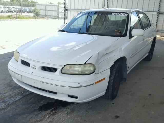 1G3NB52M8X6301569 - 1999 OLDSMOBILE CUTLASS GL WHITE photo 2