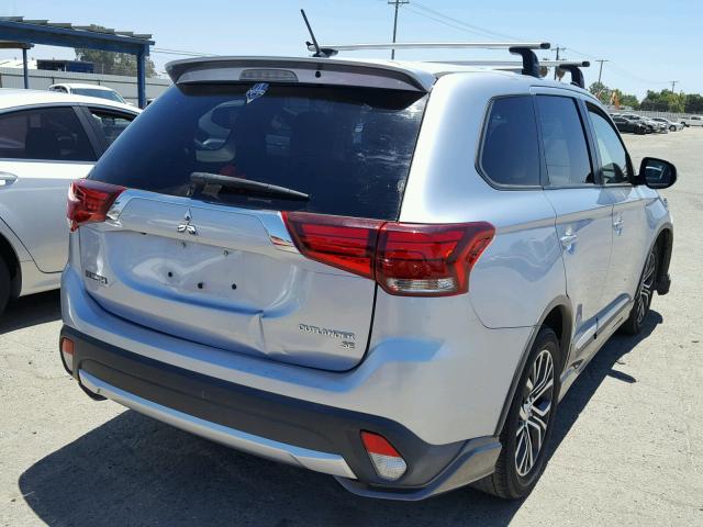 JA4AD3A31GZ007932 - 2016 MITSUBISHI OUTLANDER SILVER photo 4