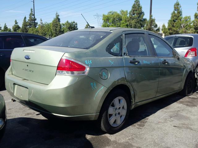 1FAHP34N58W235112 - 2008 FORD FOCUS S/SE TEAL photo 4