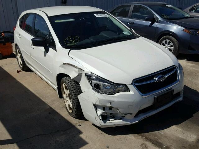 JF1GPAA63F8290673 - 2015 SUBARU IMPREZA BA WHITE photo 1