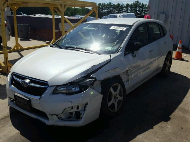 JF1GPAA63F8290673 - 2015 SUBARU IMPREZA BA WHITE photo 2