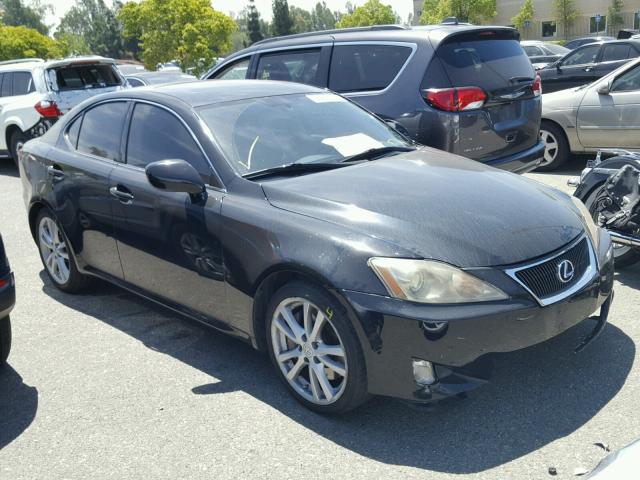 JTHBE262865006556 - 2006 LEXUS IS 350 BLACK photo 1