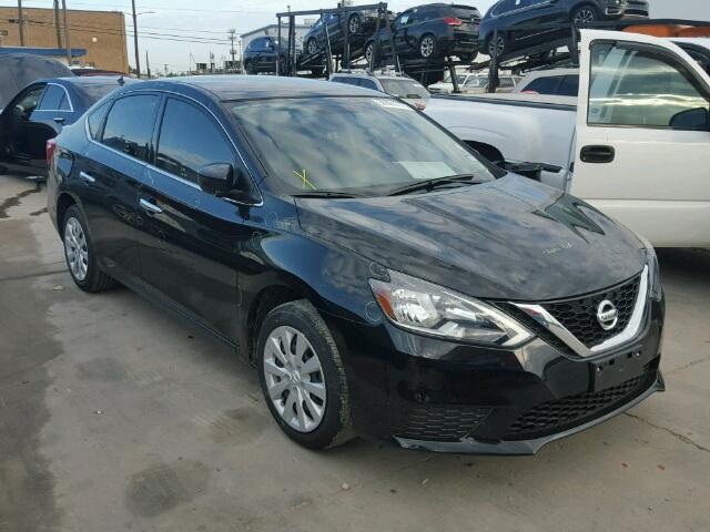 3N1AB7AP2HY279328 - 2017 NISSAN SENTRA S BLACK photo 1