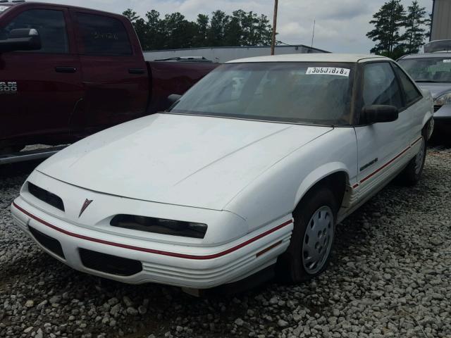 1G2WJ14T3NF219786 - 1992 PONTIAC GRAND PRIX WHITE photo 2