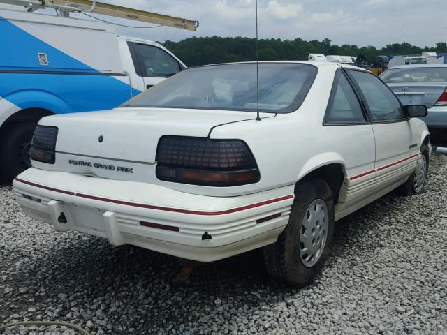 1G2WJ14T3NF219786 - 1992 PONTIAC GRAND PRIX WHITE photo 4