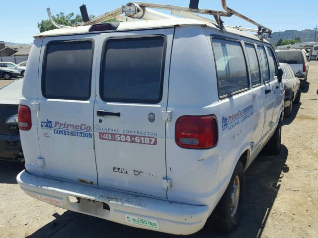 2B7HB21Y2RK564399 - 1994 DODGE RAM VAN B2 WHITE photo 4