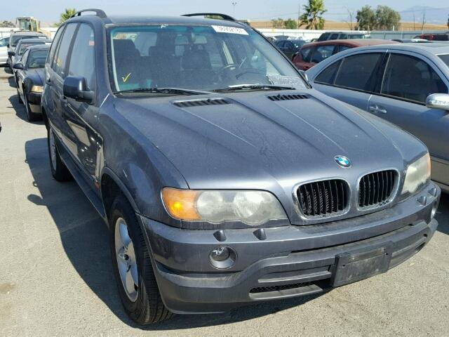 5UXFA53593LV89496 - 2003 BMW X5 3.0I GRAY photo 1