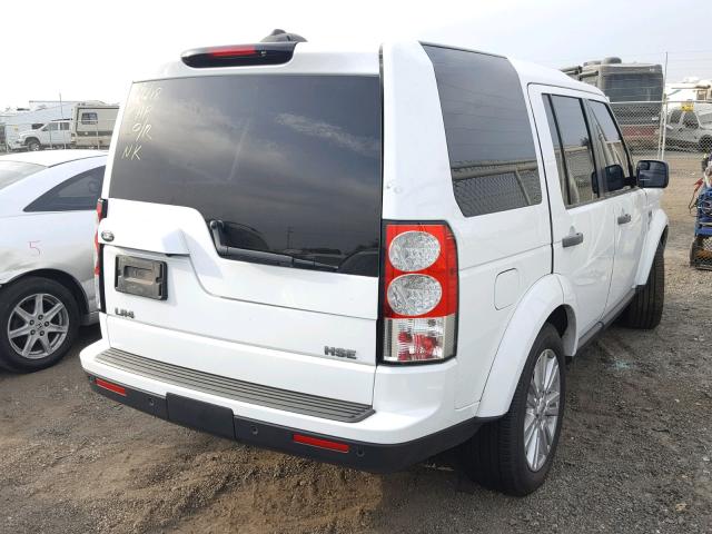 SALAG2D47BA559401 - 2011 LAND ROVER LR4 HSE WHITE photo 4