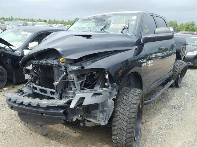 1C6RR7MT6DS652472 - 2013 RAM 1500 SPORT BLACK photo 2