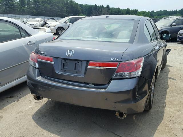 1HGCP3F89CA039418 - 2012 HONDA ACCORD EXL CHARCOAL photo 4