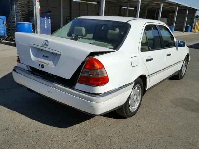 WDBHA28E7VF474526 - 1997 MERCEDES-BENZ C 280 WHITE photo 4