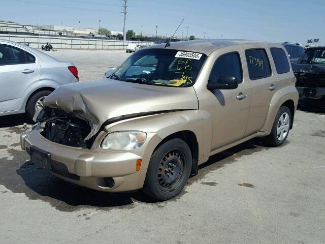 3GNDA13D87S604358 - 2007 CHEVROLET HHR LS GOLD photo 2