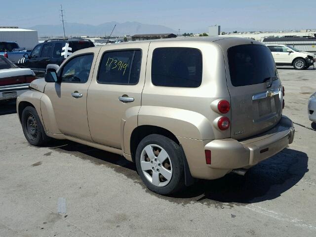 3GNDA13D87S604358 - 2007 CHEVROLET HHR LS GOLD photo 3