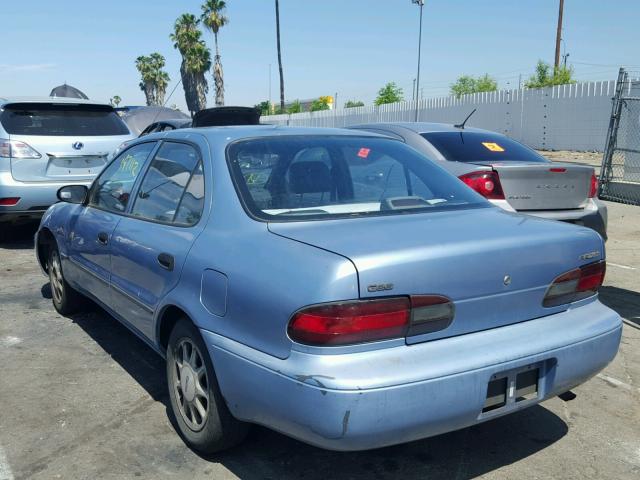 1Y1SK5263TZ038173 - 1996 GEO PRIZM BASE ლურჯი ფოტო 3
