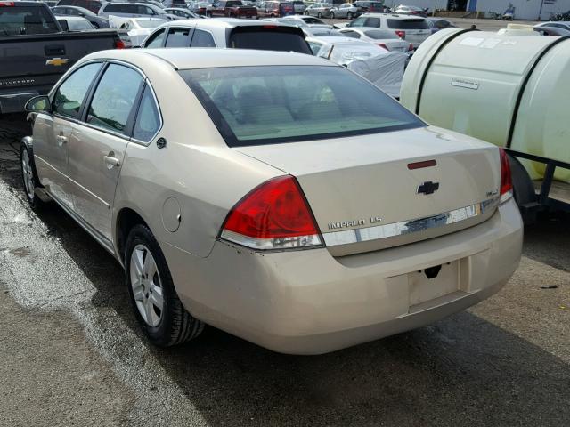 2G1WB58K981227333 - 2008 CHEVROLET IMPALA LS TAN photo 3