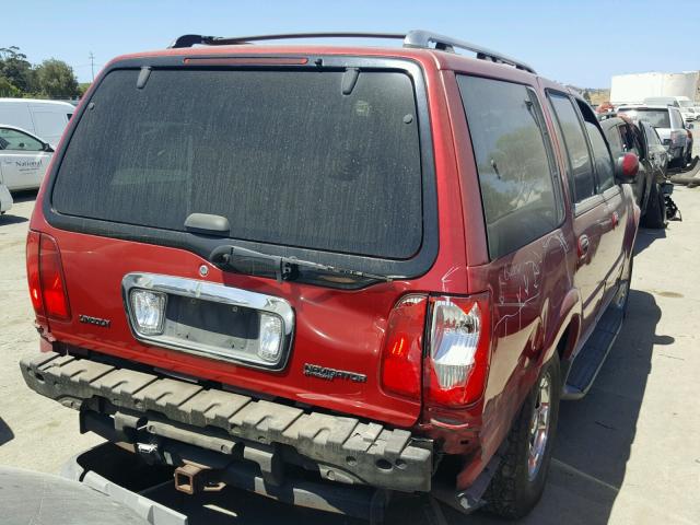 5LMFU28R01LJ15946 - 2001 LINCOLN NAVIGATOR RED photo 4