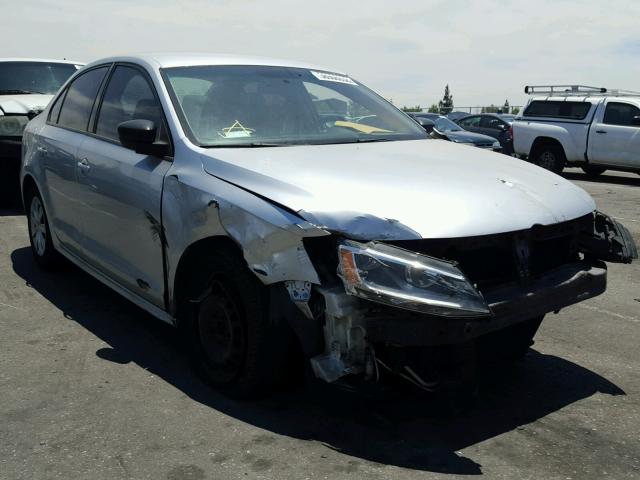 3VW2K7AJ6BM087127 - 2011 VOLKSWAGEN JETTA BASE 银色 照片 1