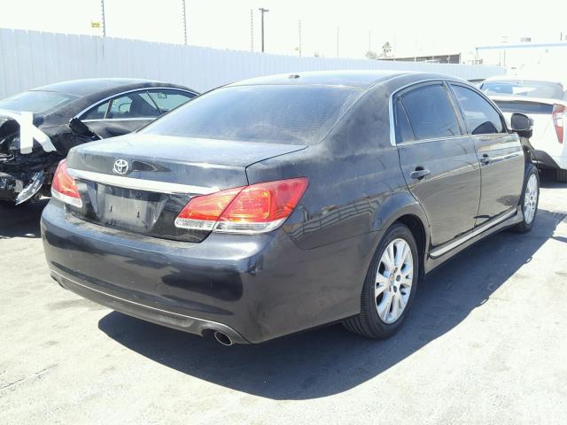 4T1BK3DB9CU441313 - 2012 TOYOTA AVALON BAS BLACK photo 4