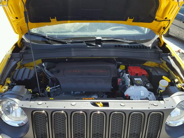 ZACCJABB5JPH04897 - 2018 JEEP RENEGADE L YELLOW photo 7