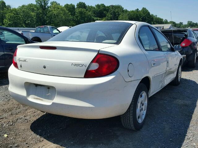 1P3ES46C81D291415 - 2001 PLYMOUTH NEON BASE 白色 照片 4