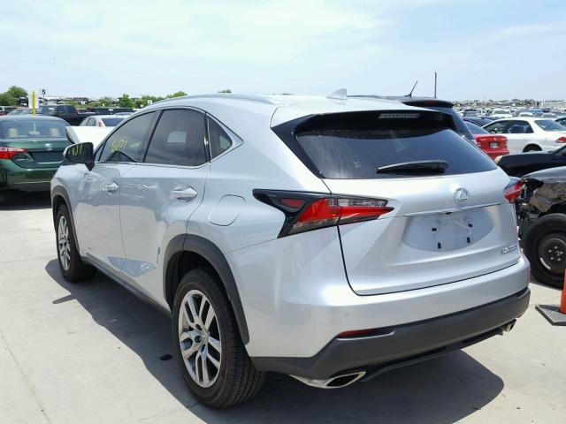 JTJYARBZ2G2043668 - 2016 LEXUS NX 200T WHITE photo 3