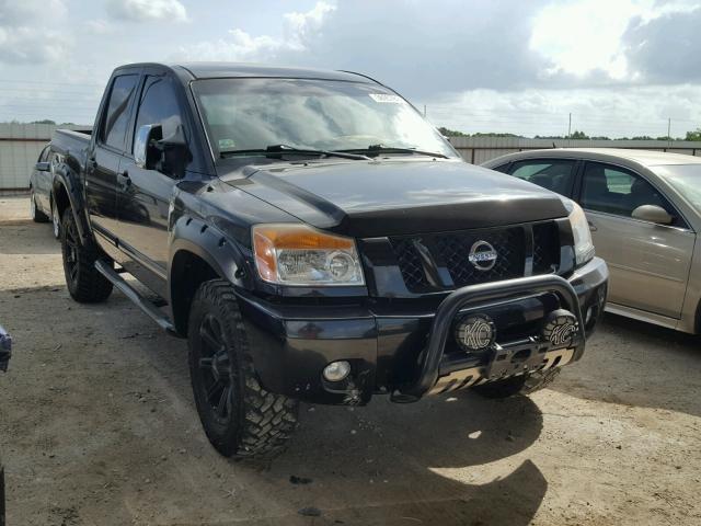 1N6BA0EC7CN322731 - 2012 NISSAN TITAN S BLACK photo 1