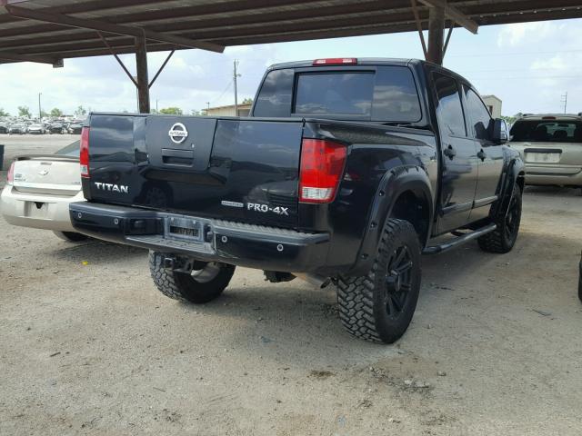 1N6BA0EC7CN322731 - 2012 NISSAN TITAN S BLACK photo 4