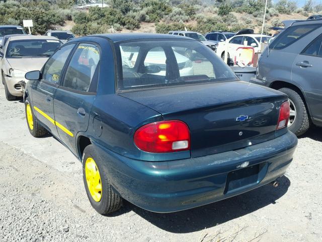 2C1MR5224W6704430 - 1998 CHEVROLET METRO LSI TWO TONE photo 3