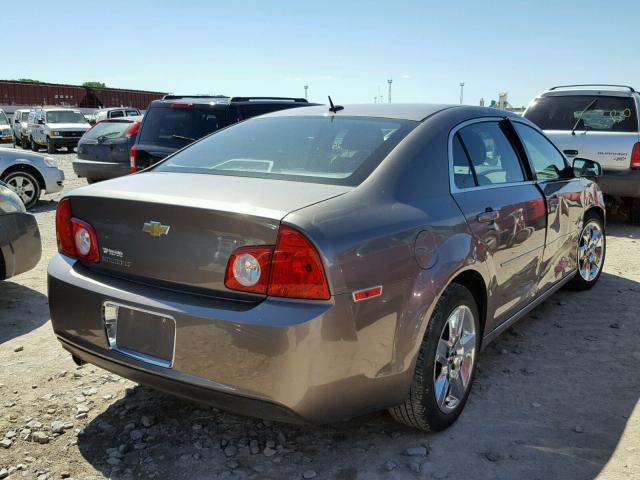 1G1ZC5EB8AF322365 - 2010 CHEVROLET MALIBU 1LT GRAY photo 4