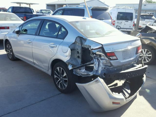 19XFB2F96DE265363 - 2013 HONDA CIVIC EXL 银色 照片 3