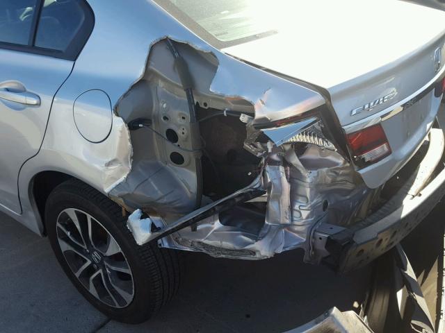 19XFB2F96DE265363 - 2013 HONDA CIVIC EXL 银色 照片 9