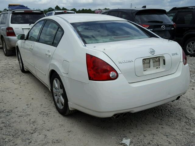 1N4BA41E05C858040 - 2005 NISSAN MAXIMA SE WHITE photo 3