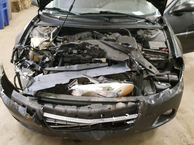 1C3EL66R05N630380 - 2005 CHRYSLER SEBRING LI BLACK photo 7