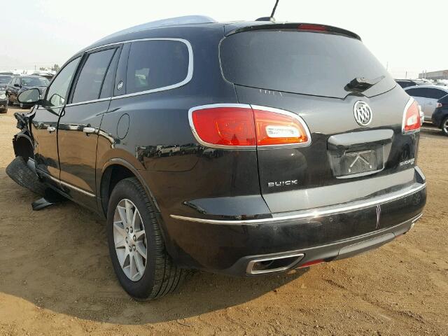 5GAKVBKD9GJ155187 - 2016 BUICK ENCLAVE BLACK photo 3