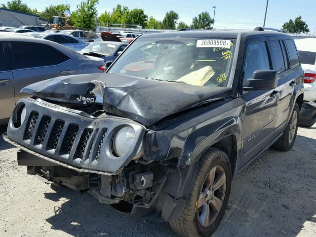 1C4NJPCB7CD513509 - 2012 JEEP PATRIOT LI BLACK photo 2