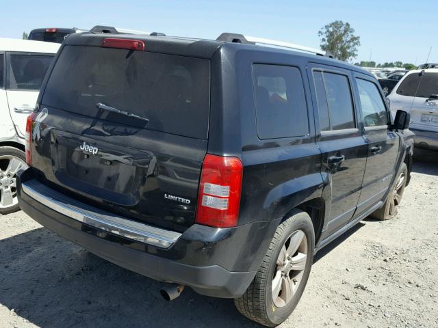 1C4NJPCB7CD513509 - 2012 JEEP PATRIOT LI BLACK photo 4