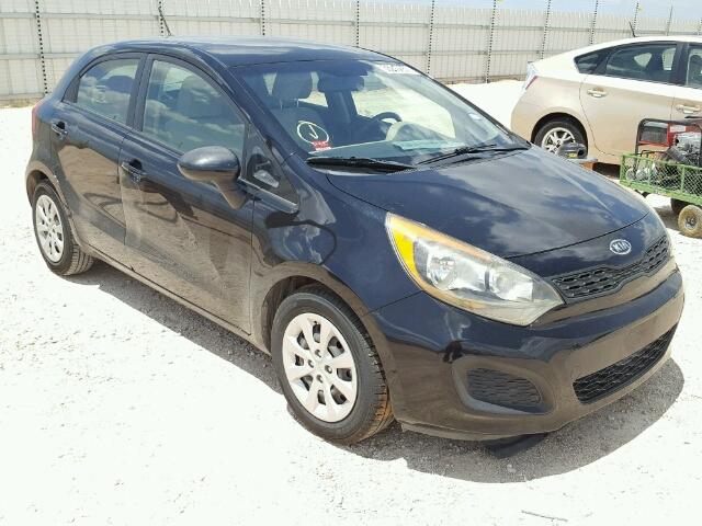 KNADM5A36C6014432 - 2012 KIA RIO LX BLACK photo 1