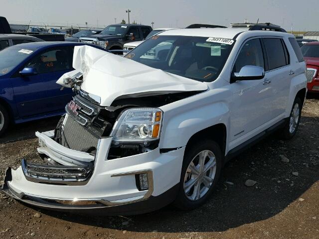 2GKFLTEK7H6321361 - 2017 GMC TERRAIN WHITE photo 2