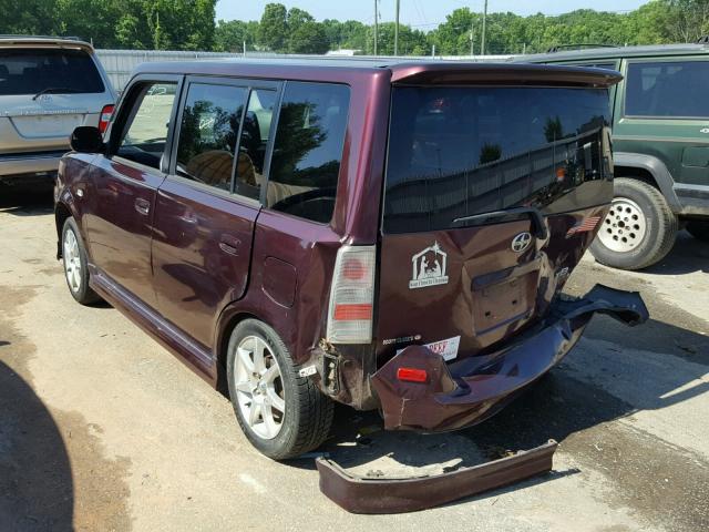 JTLKT324854029171 - 2005 TOYOTA SCION XB Bordo foto 3
