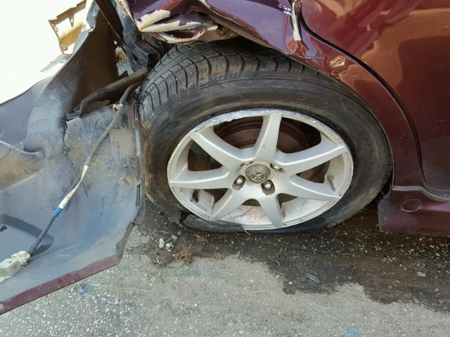 JTLKT324854029171 - 2005 TOYOTA SCION XB Bordo foto 9